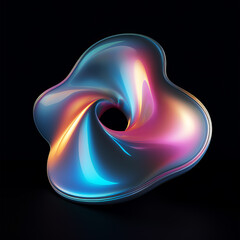 3D Abstract Gradient Shapes