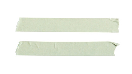 Long green paper masking tape