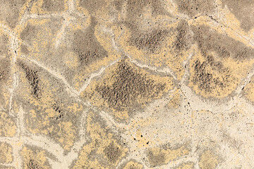 Cracked concrete wall as an abstract background. Texture