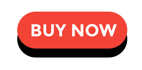 buy now label button with shadow