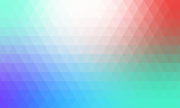 Colorful gradient shining geometric Triangular abstract background vector