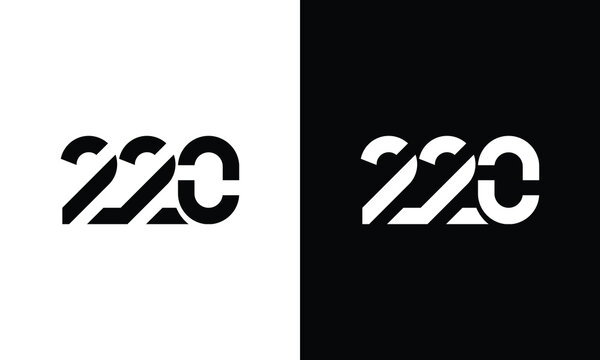 logo 220 liters icon vector illustration