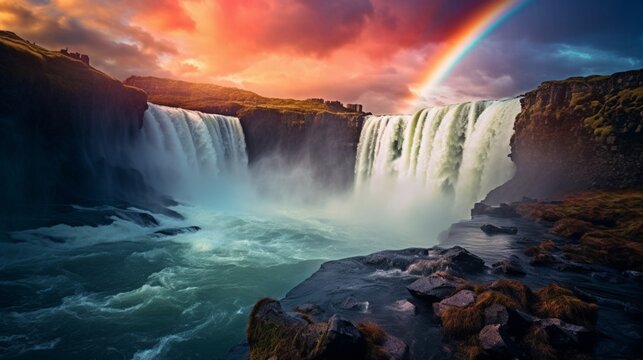 falls rainbow