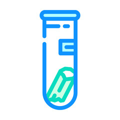 mineral analysis mining color icon vector. mineral analysis mining sign. isolated symbol illustration