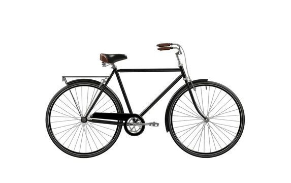 Vintage Cycle Image on White or PNG Transparent Background.
