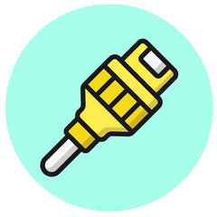 Rj45 Vector Icon Design Illustration