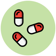 Capsule Vector Icon Design Illustration