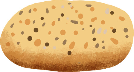 hand draw bread illustration