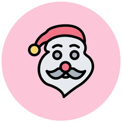 Santa claus Vector Icon Design Illustration