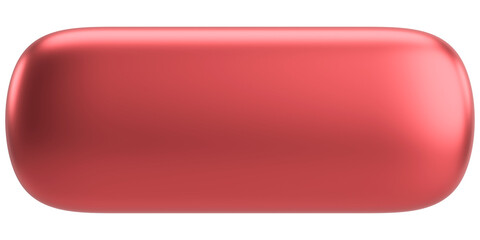 3D button. Empty button. 3D illustration.