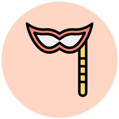 Mask Vector Icon Design Illustration