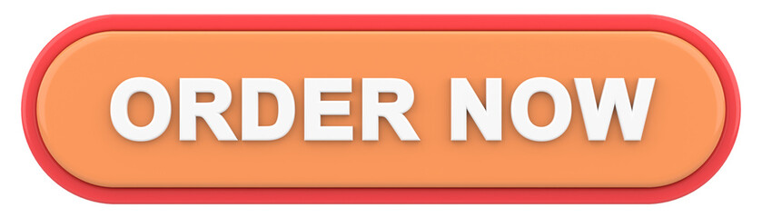 Order now button. 3D illustration.