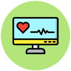 Desktop Vector Icon Design Illustration