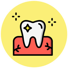 Tooth Hygiene Vector Icon Design Illustration