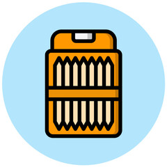 Toothpick Vector Icon Design Illustration