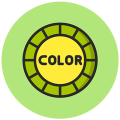 Color Vector Icon Design Illustration