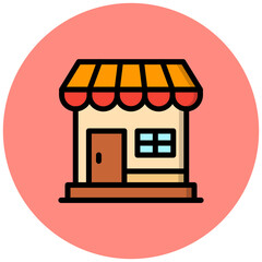 Store Vector Icon Design Illustration