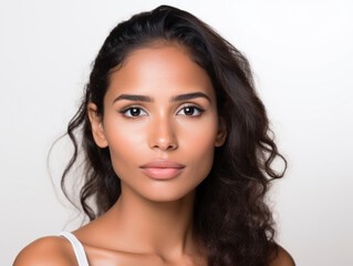 Naklejka premium isolated portrait in studio 