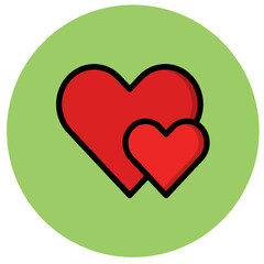 Love Vector Icon Design Illustration