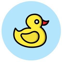 Swan Vector Icon Design Illustration