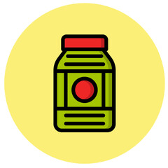 Jar Vector Icon Design Illustration