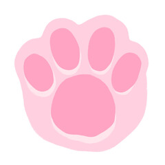 Cat Paw Cartoon illustration Sphynx Cat Paw Pink Cat Paw