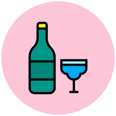 Drinks Vector Icon Design Illustration