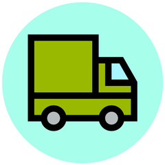 Cargo Delivery Tr Vector Icon Design Illustration