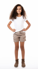 Fototapeta premium isolated portrait in studio 