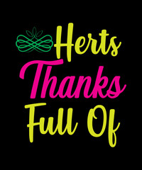Obraz premium Herts full of Thanks