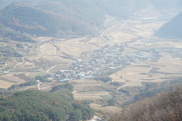 Hillscape of Hwarang, Gyeongju, Korea