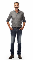   isolated portrait in studio
