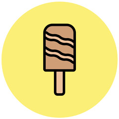Ice lolly Vector Icon Design Illustration