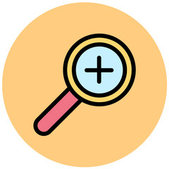 Fototapeta premium Zoom in Vector Icon Design Illustration