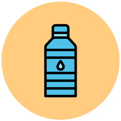 Water bottle Vector Icon Design Illustration