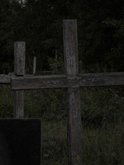 cross in cemetery