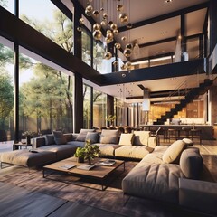 luxury modern living room