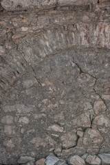 Ancient wall texture background with old bricks