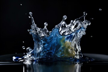 Liquid splash. Generative AI