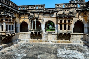 Obraz premium Queen's Bathhouse, Hampi, UNESCO World Heritage Site, Vijayanagara district, Karnataka, India