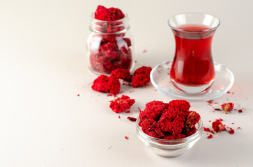 Pomegranate Tea, Dried Pomegranate Flowers, Traditional Turkish Herb Tea