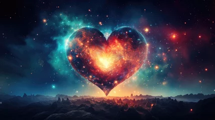 Poster heart in universe  © Naturalis
