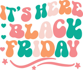 Retro Black Friday SVG Design/Black Friday Quotes cut files