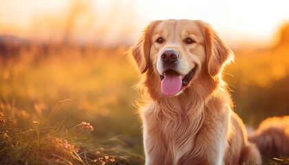 Obraz premium golden retriever dog