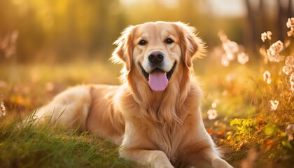 Obraz premium golden retriever puppy