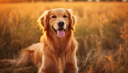 Obraz premium golden retriever puppy