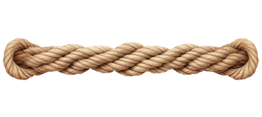 Rope isolated on transparent background