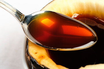 Nutrients in black radish juice with honey help with sore throat and cough