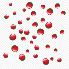 pattern with red apples