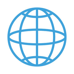 Globe icon design, illustration design